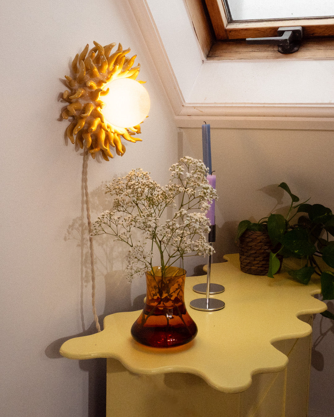 'Saltare' Wall Light - Yellow