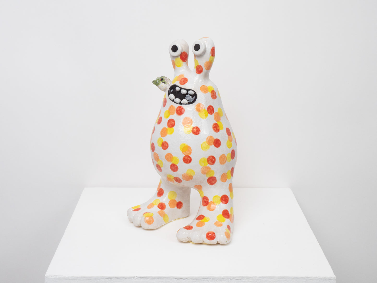 Fiona with a Caterpillar