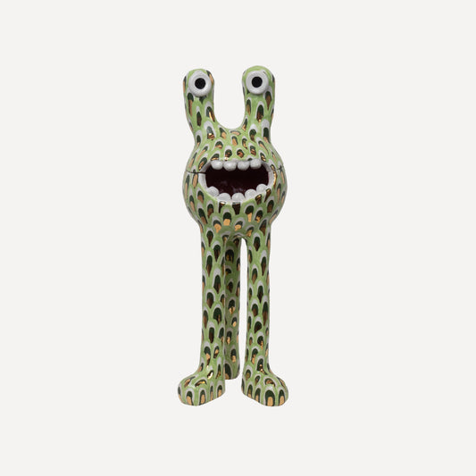 Remy - Green & Gold Petal Pattern