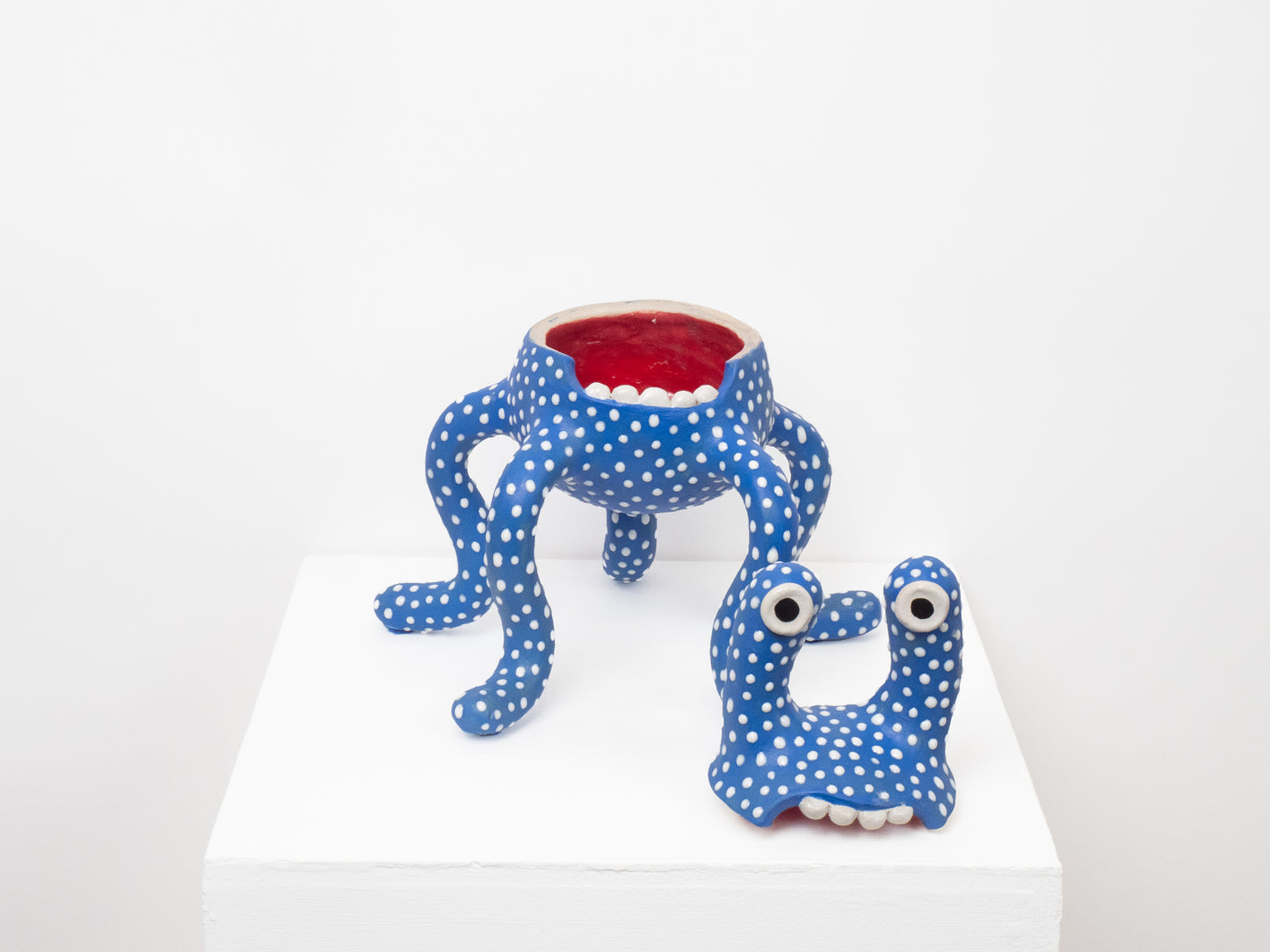 Odie - Blue with White Dots