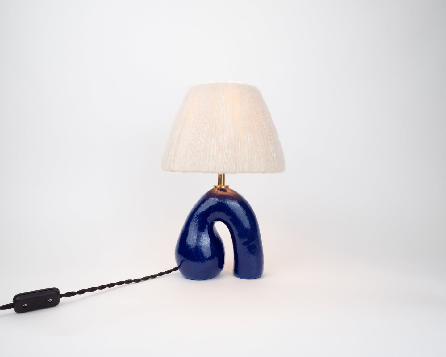 'Opposée' Table Lamp - Glossy Blue