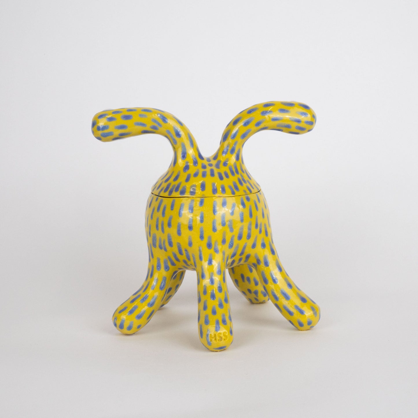 Riley Monster Pot - Purple Dash