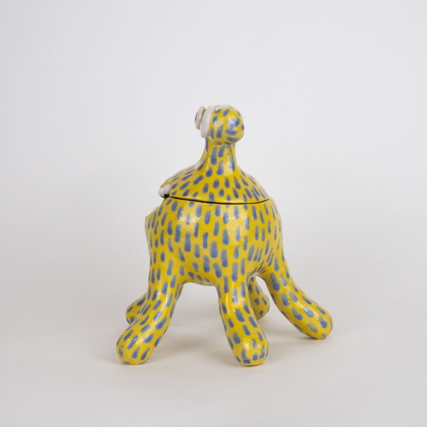 Riley Monster Pot - Purple Dash