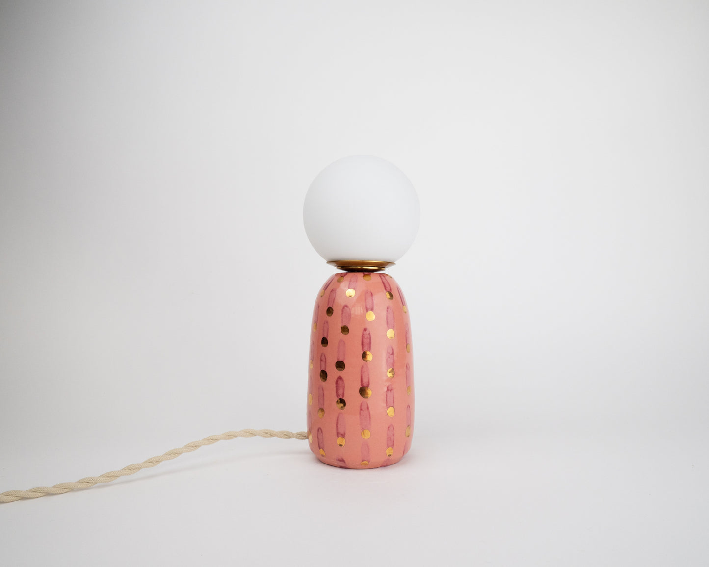 'Dash' Table Lamp w/ Bulb - Pink