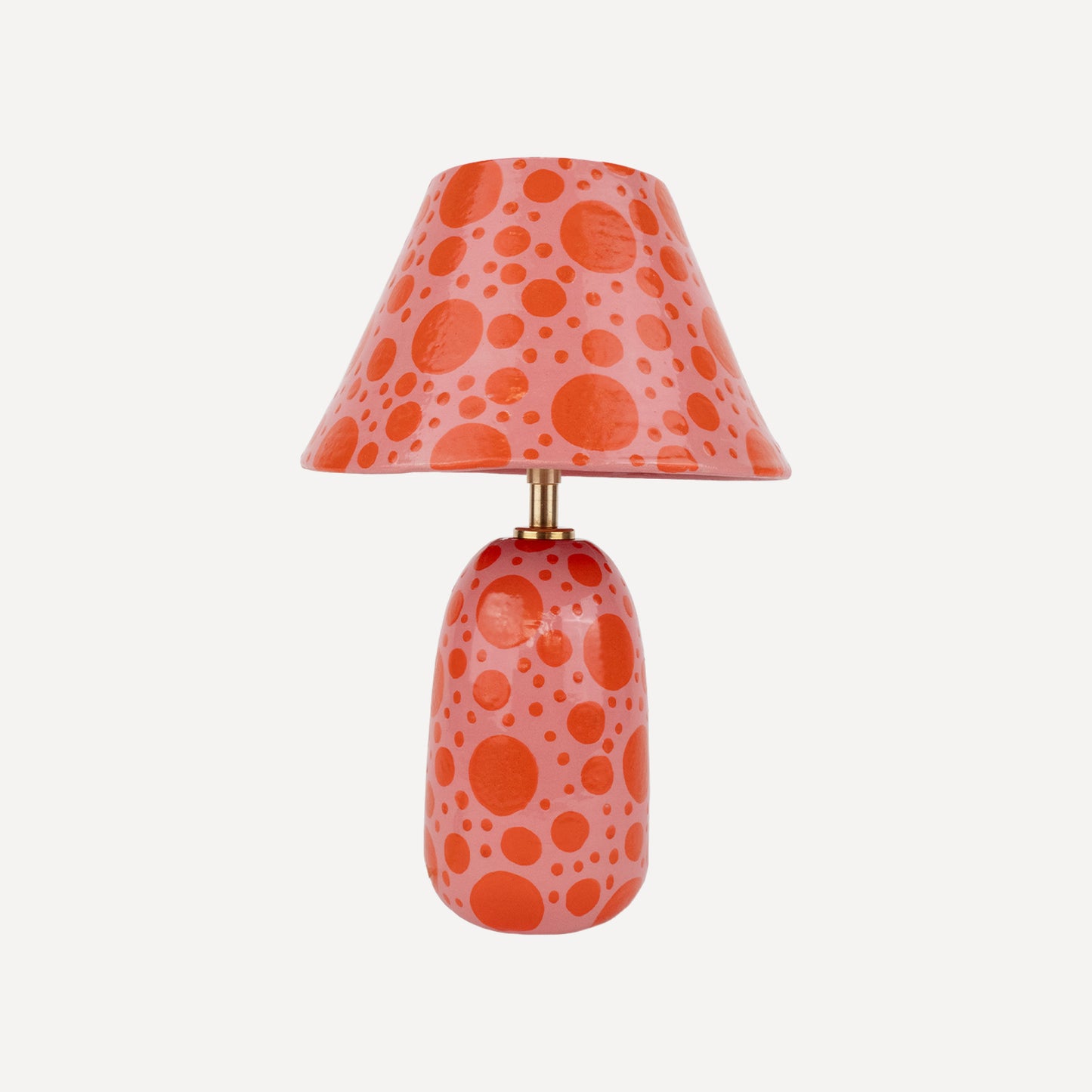 'Spots' Table Lamp - Pink & Orange