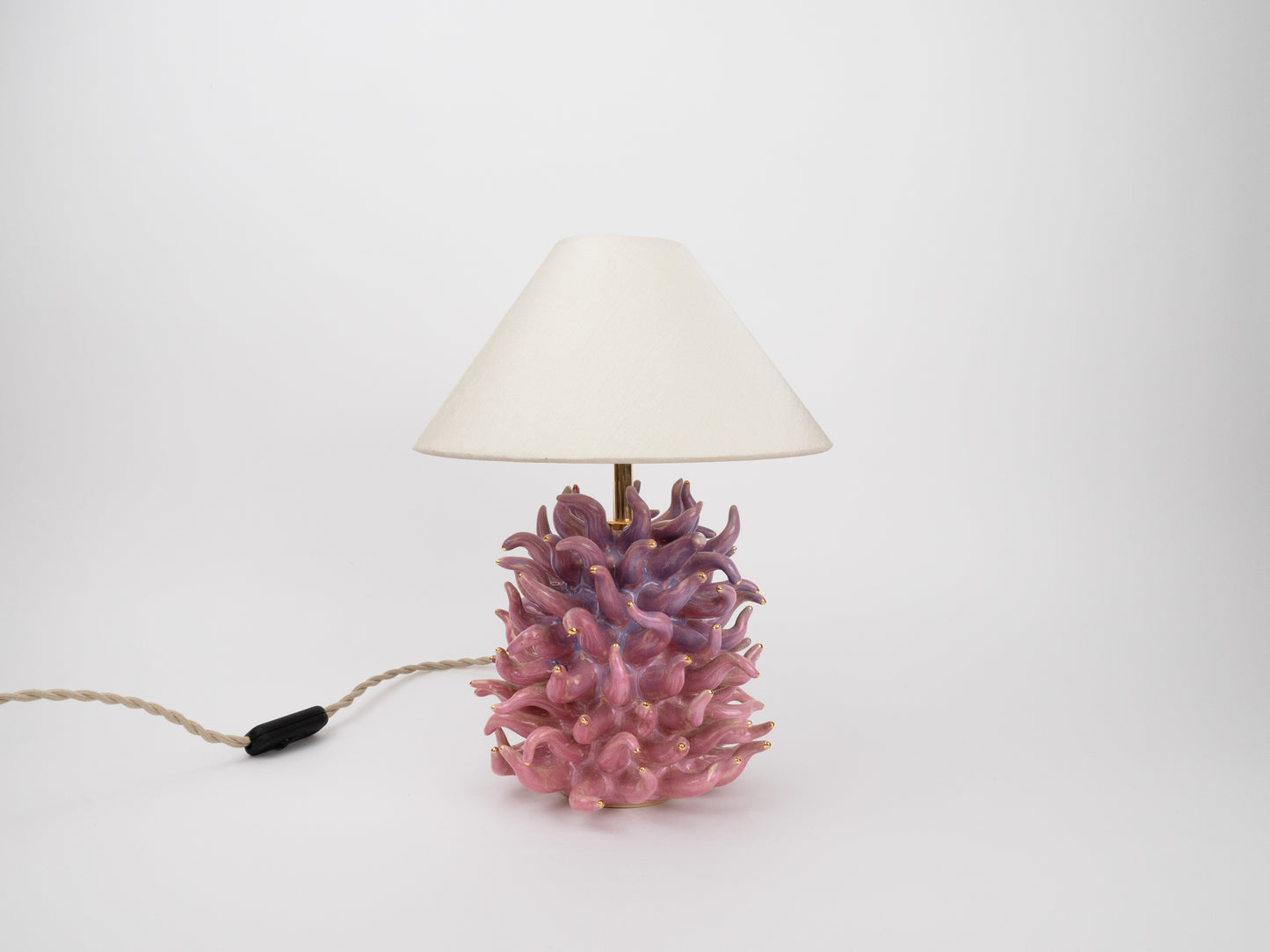 Tall 'Saltare' Table Lamp - Pink Ombre