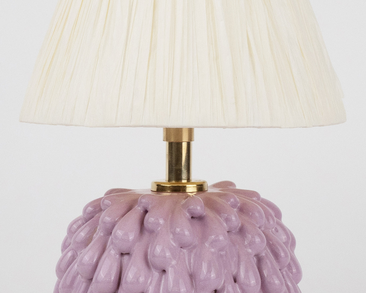 Short 'Drip' Table Lamp - Violet
