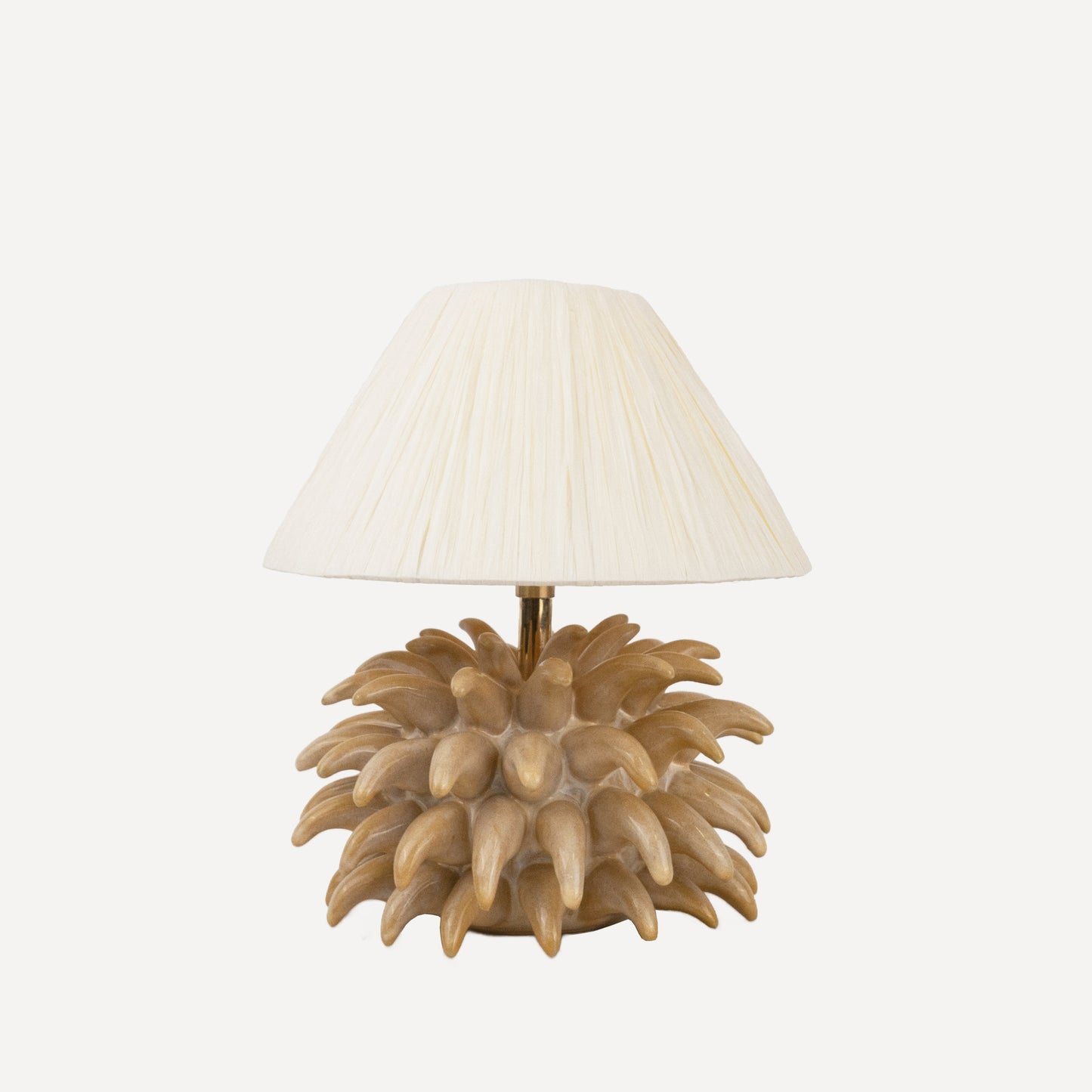 Short 'Porcupine' Table Lamp - Yellow