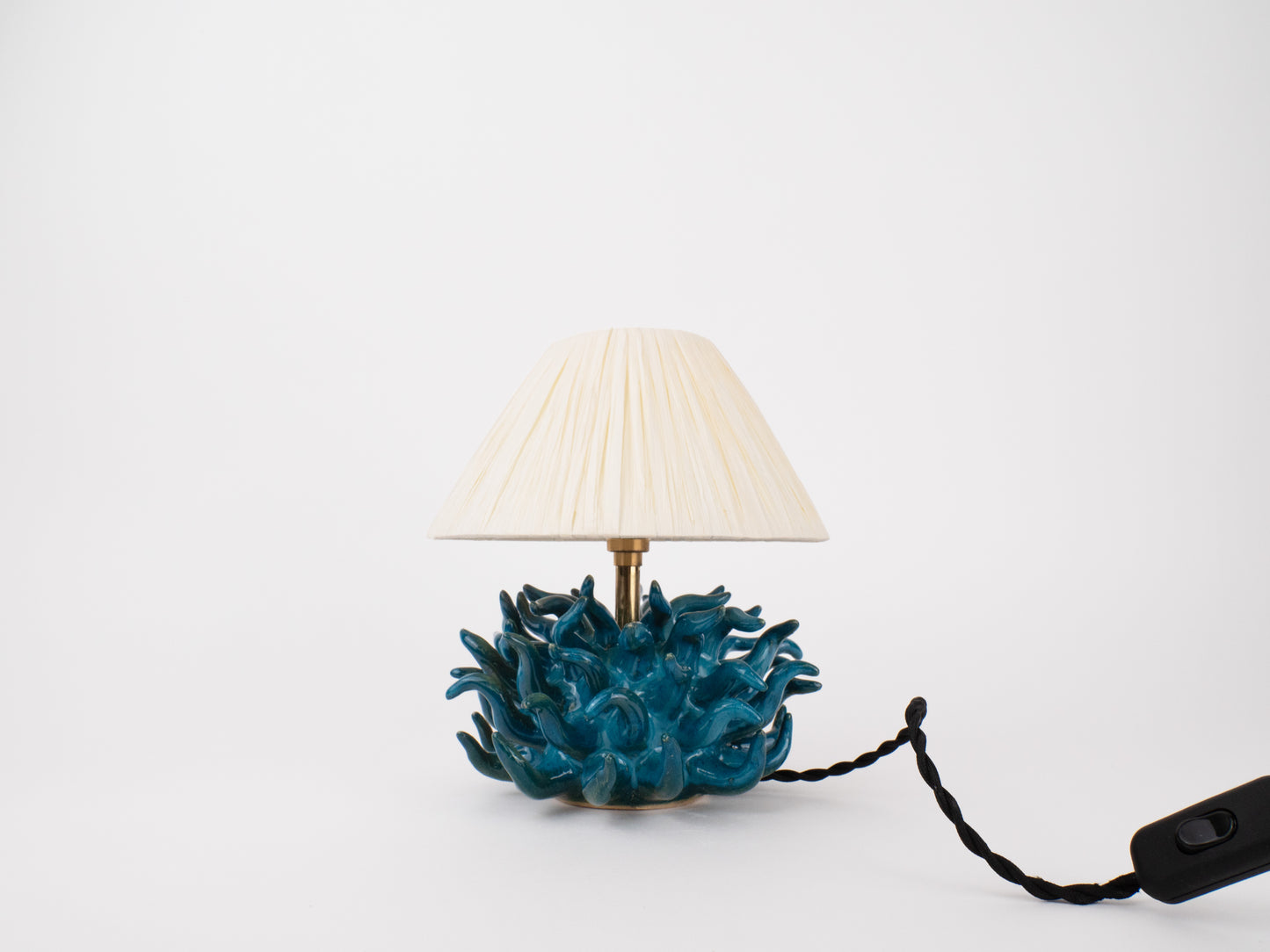 Short 'Saltare' Table Lamp - Sea Green
