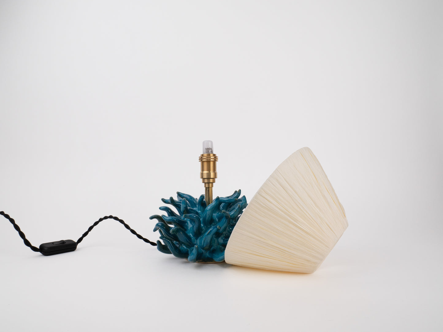 Short 'Saltare' Table Lamp - Sea Green