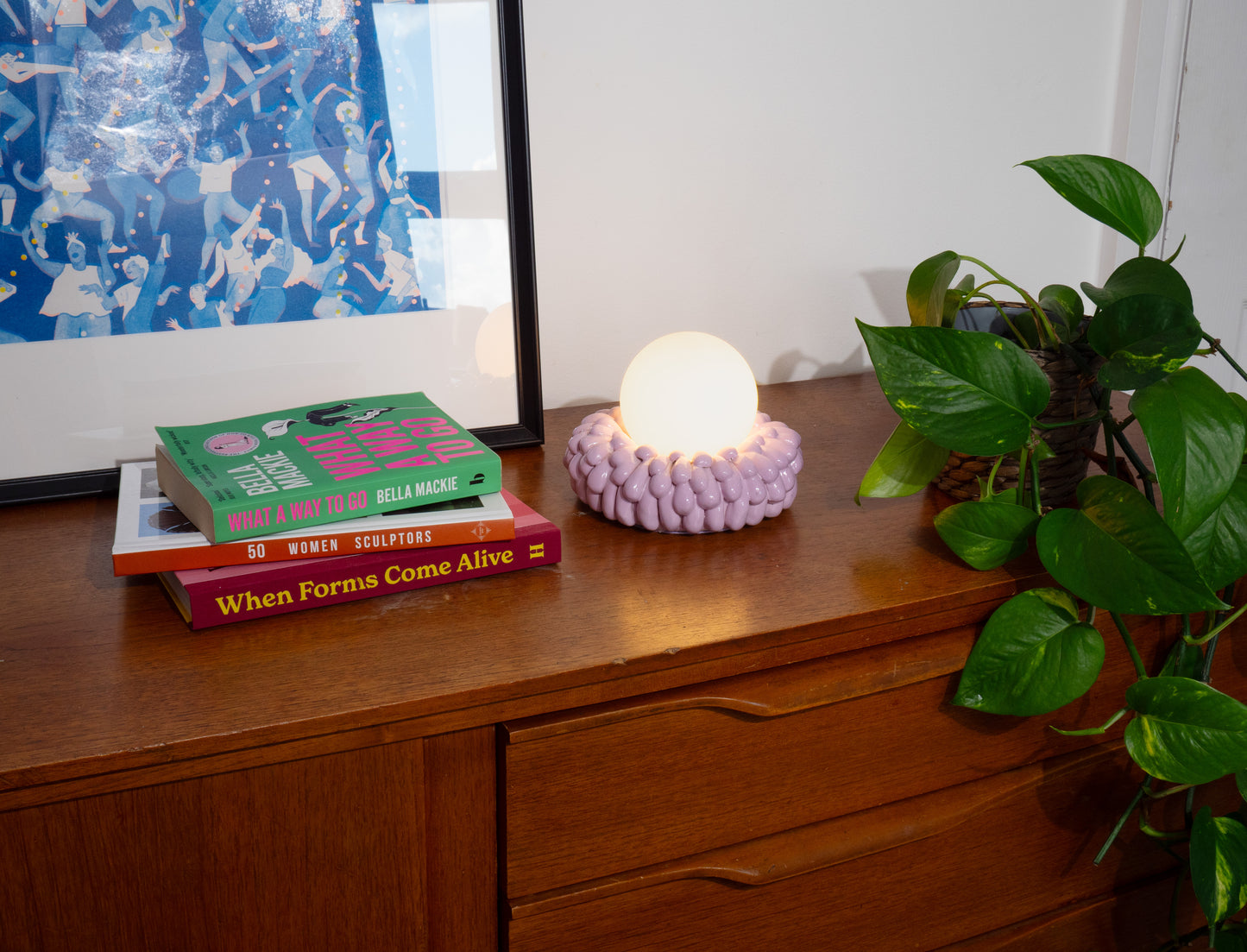 'Drip' Wall Light - Violet