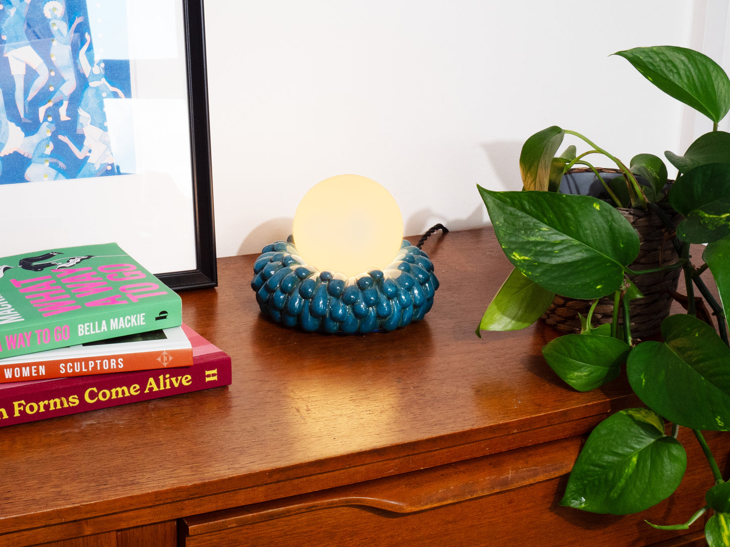 'Drip' Wall Light - Sea Green