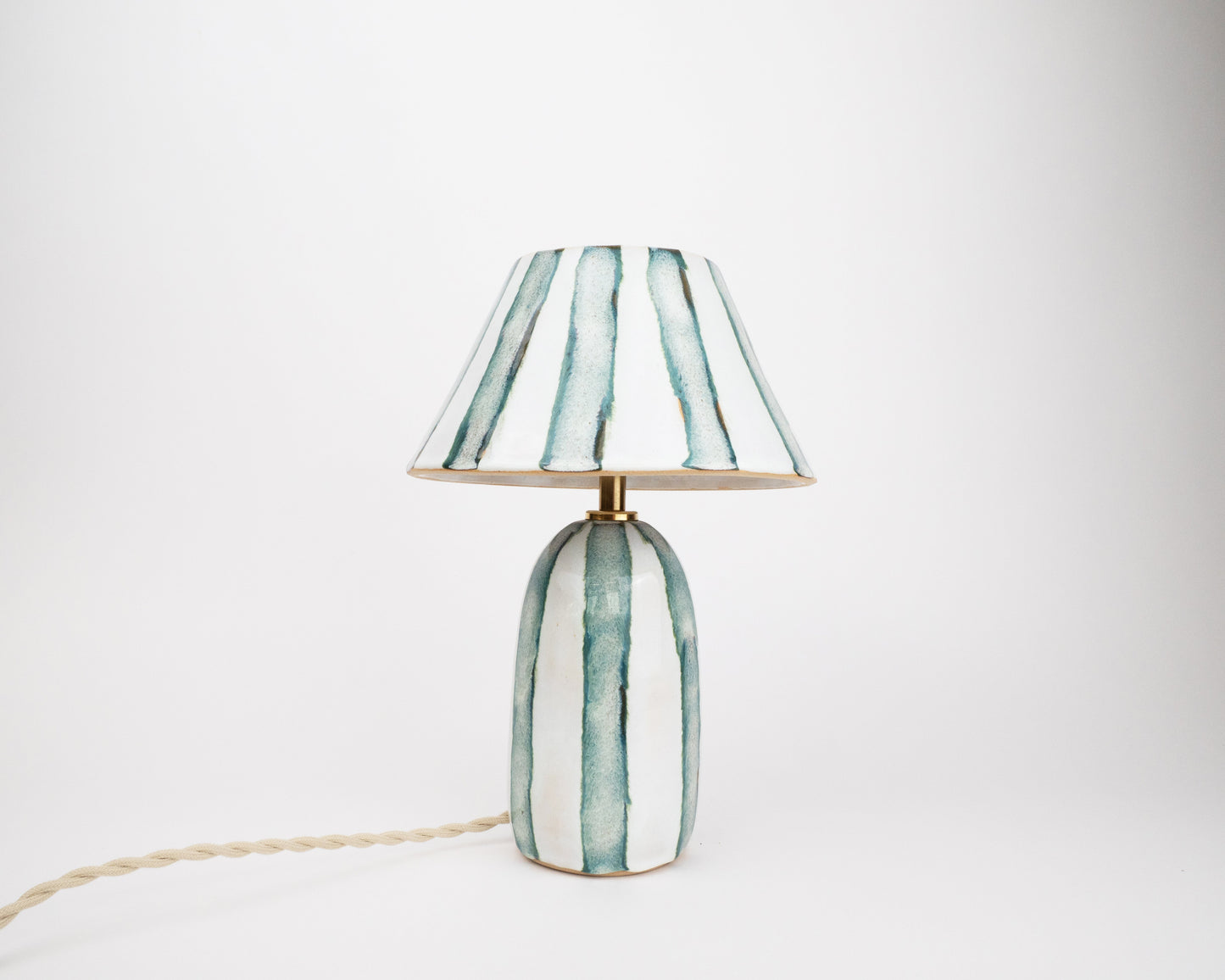 'Stripes' Table Lamp - Frost