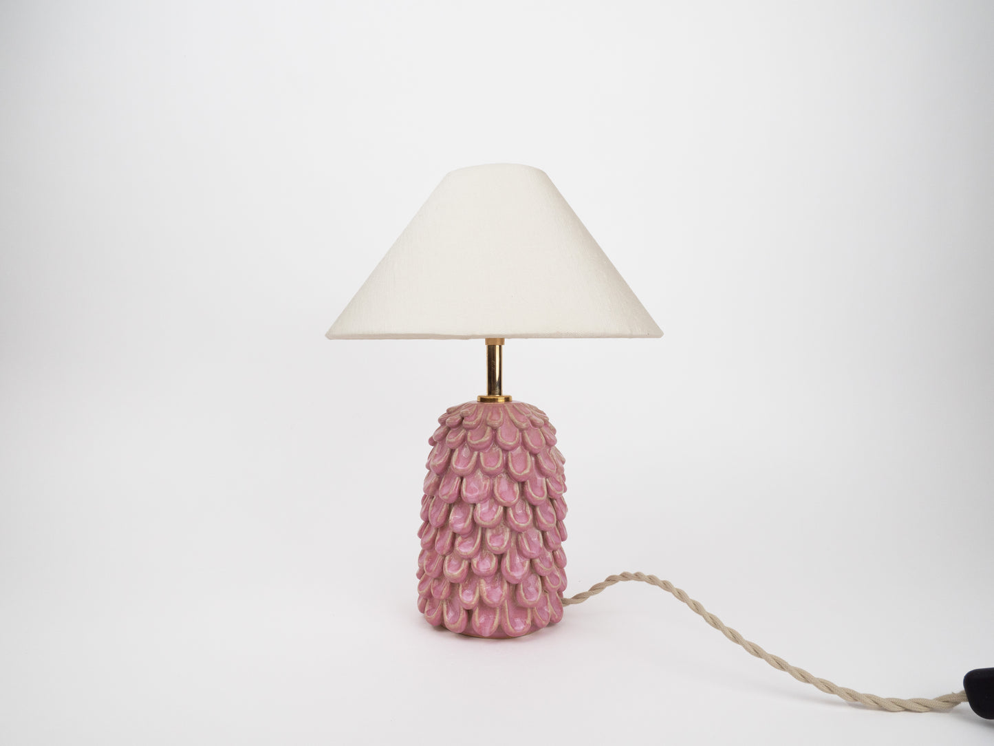 Tall 'Petal' Table Lamp - Pink