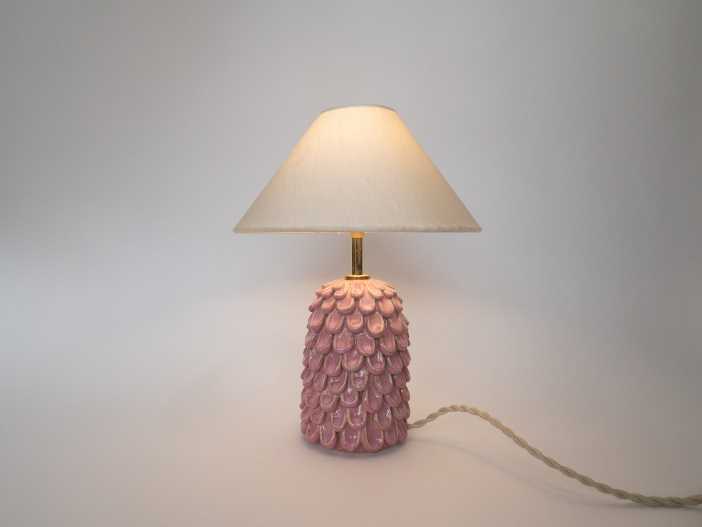 Tall 'Petal' Table Lamp - Pink