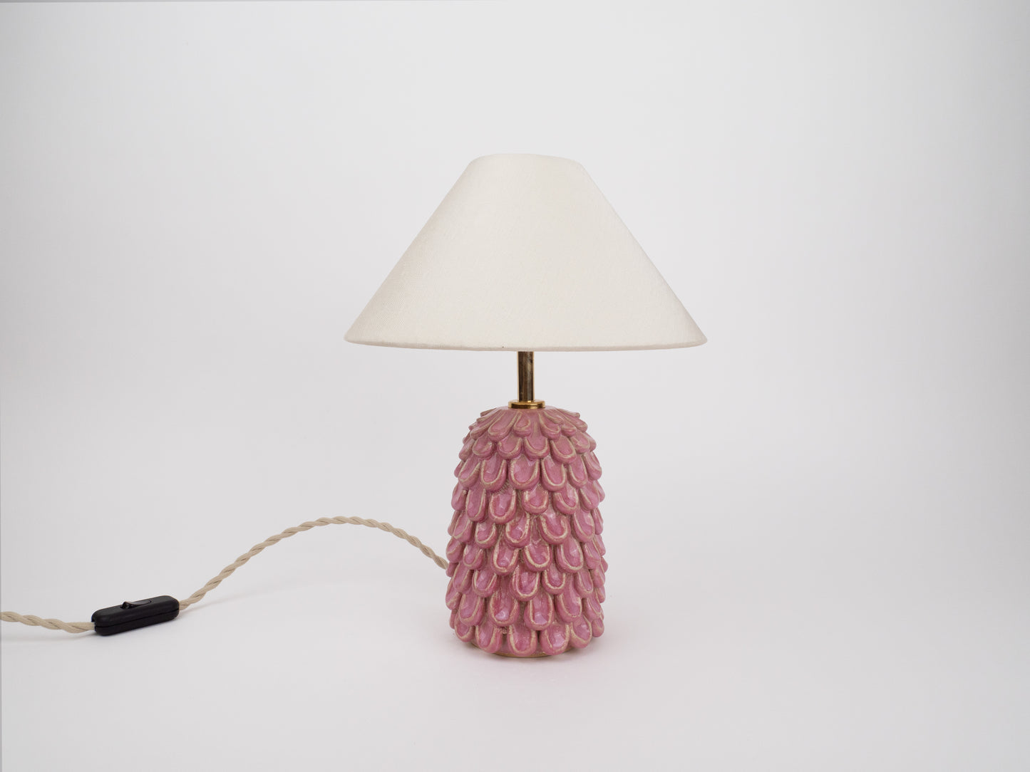 Tall 'Petal' Table Lamp - Pink