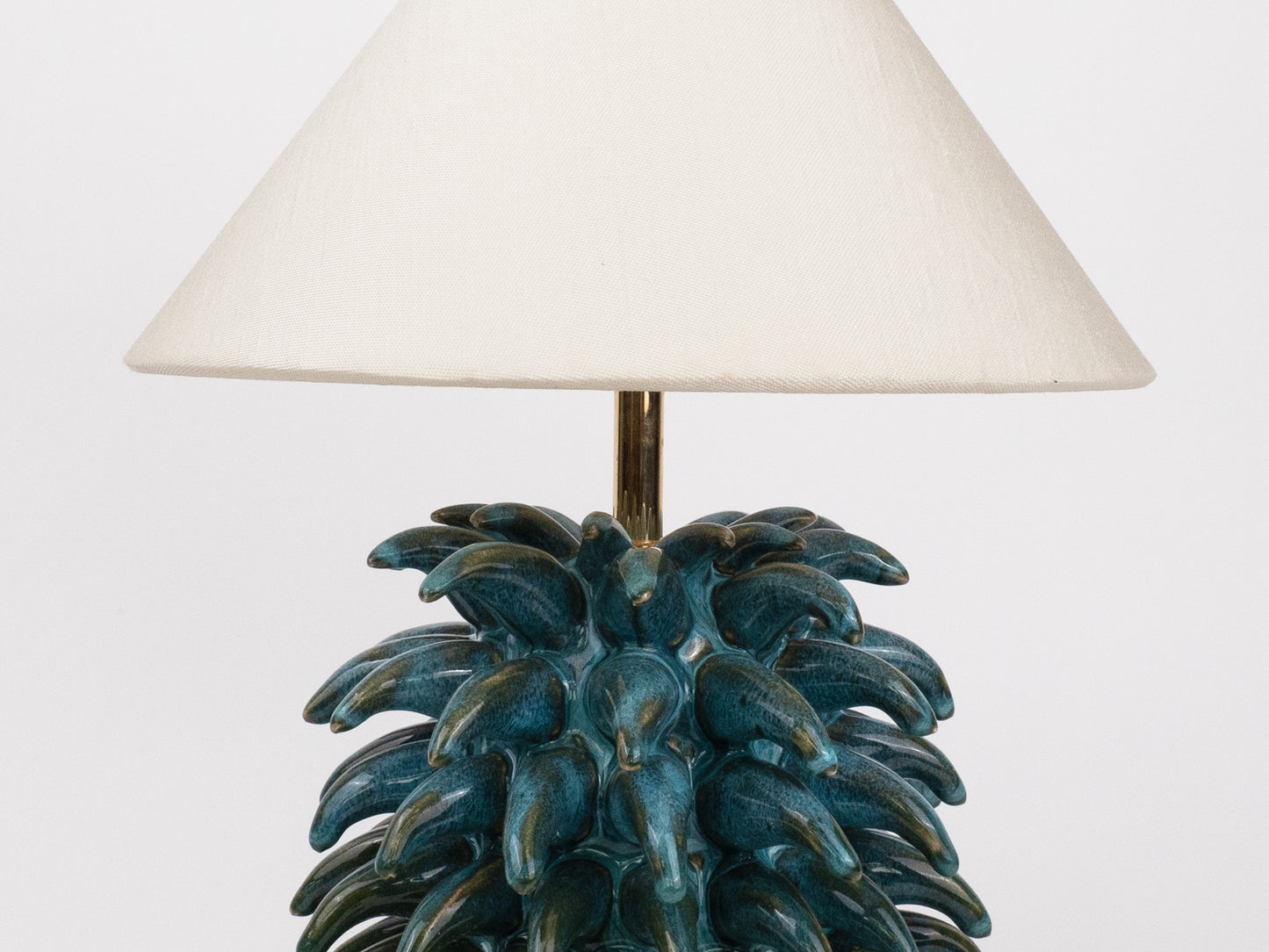 Tall 'Porcupine' Table Lamp - Blue Pine
