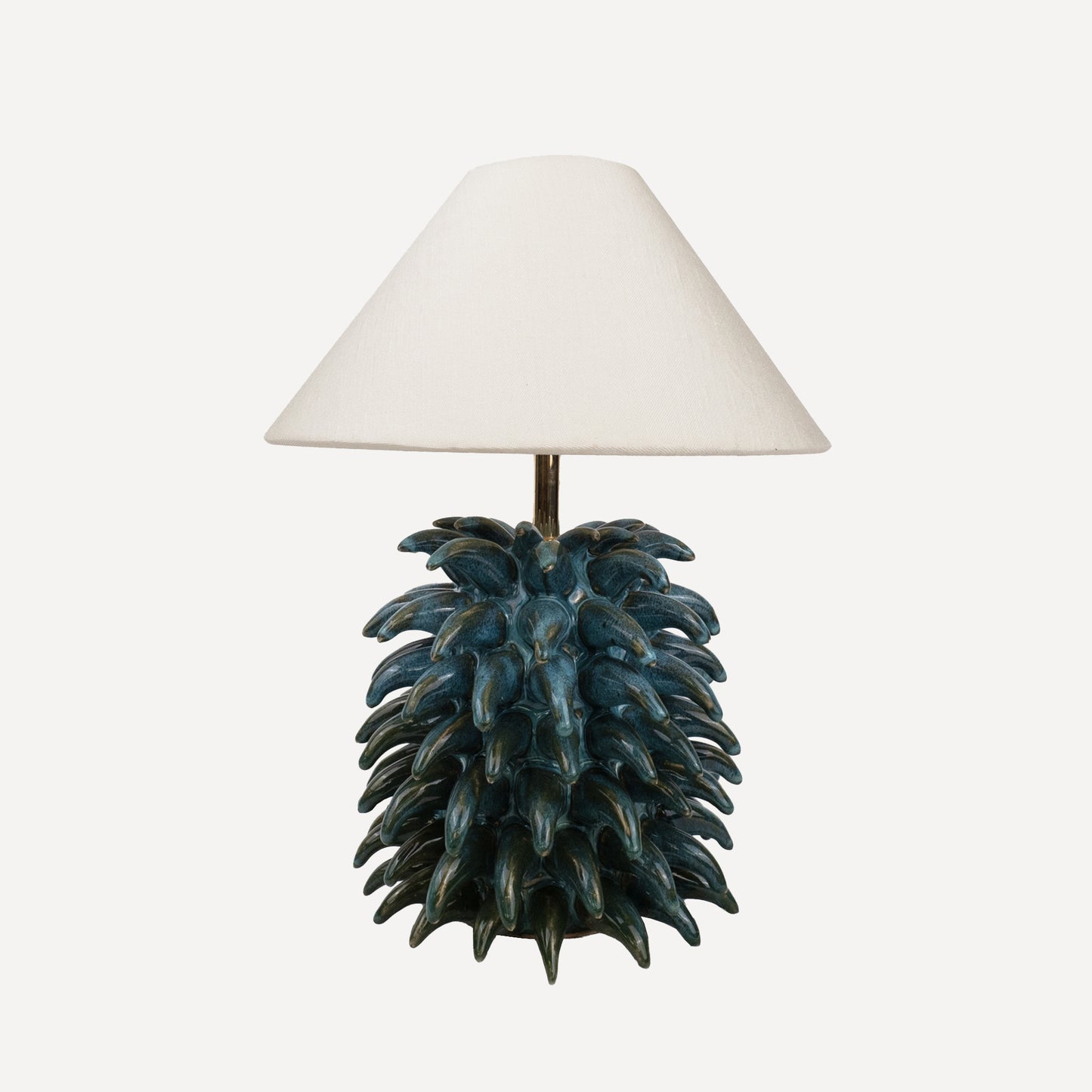 Tall 'Porcupine' Table Lamp - Blue Pine