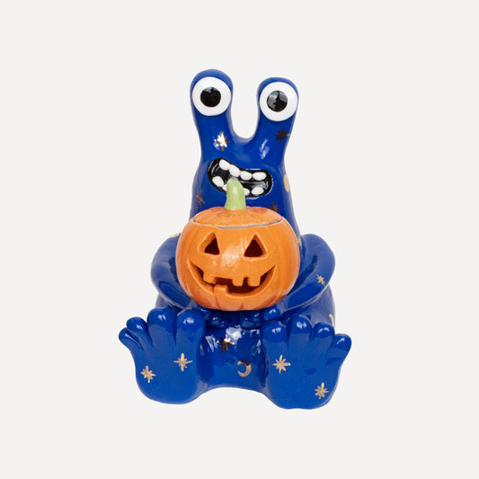 Buddy with a Pumpkin