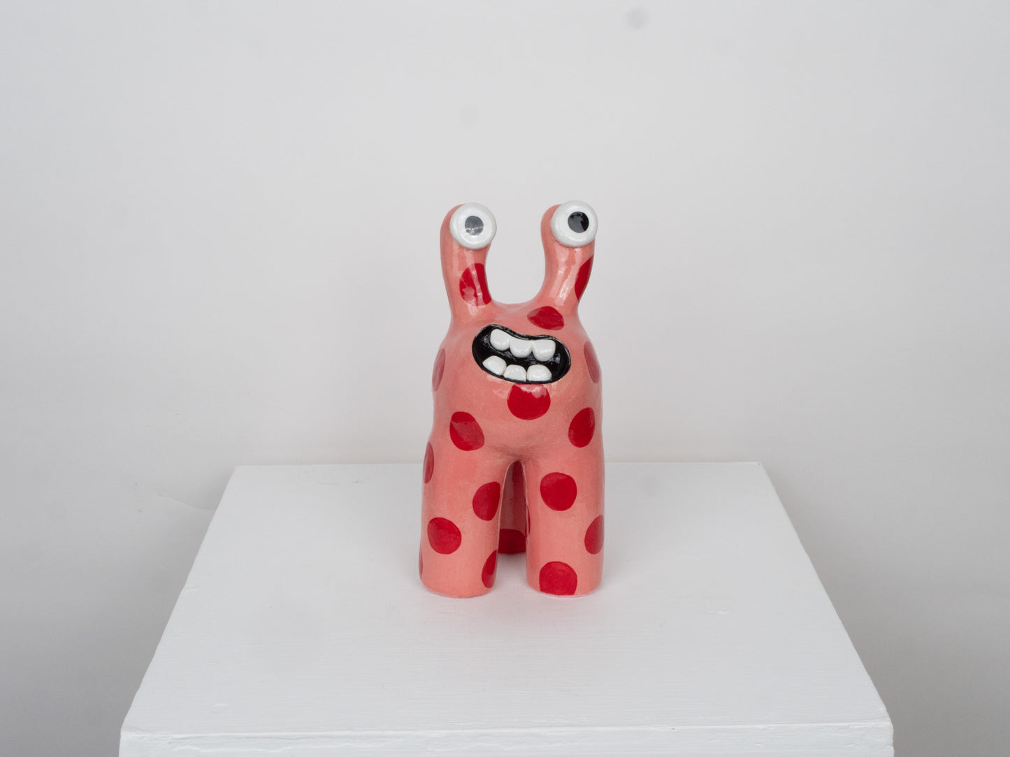 Tully- Pink and Red Polkadot