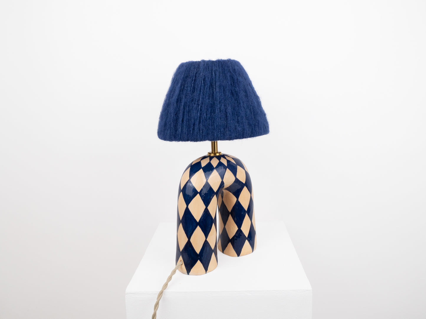 'You' Table Lamp - Blue Diamond