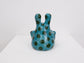 Buddy- Turquoise and Green Spots