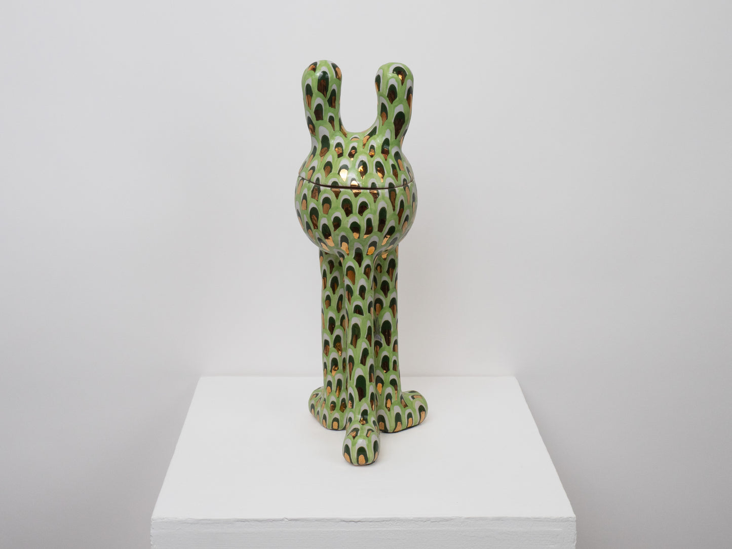 Remy - Green & Gold Petal Pattern