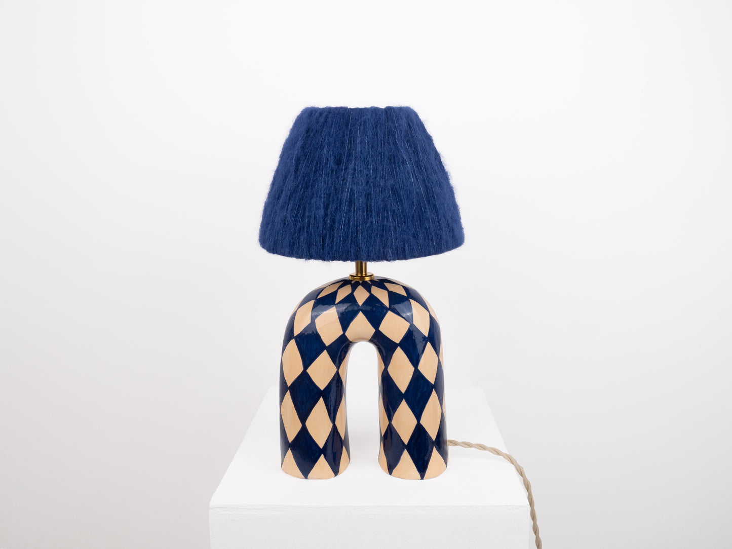 'You' Table Lamp - Blue Diamond