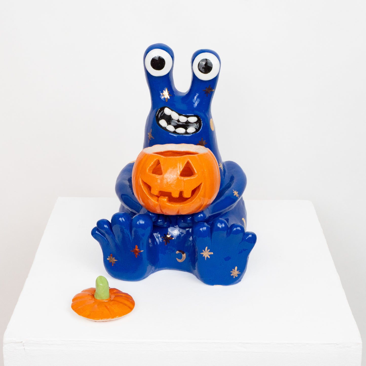 Buddy with a Pumpkin