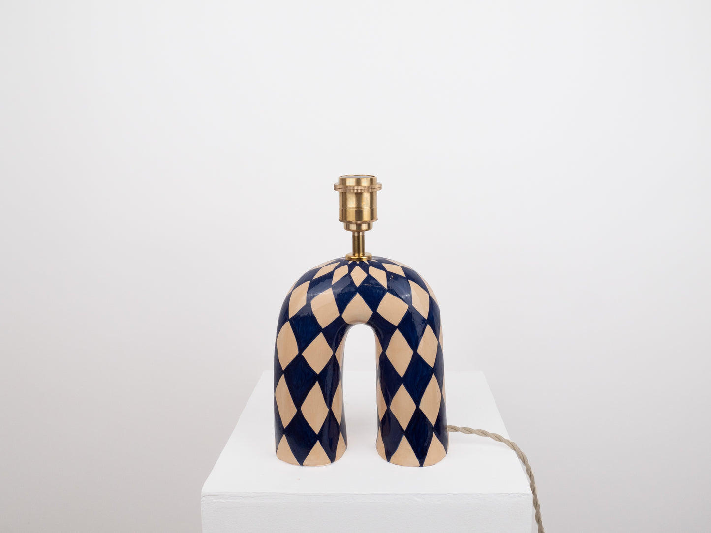 'You' Table Lamp - Blue Diamond