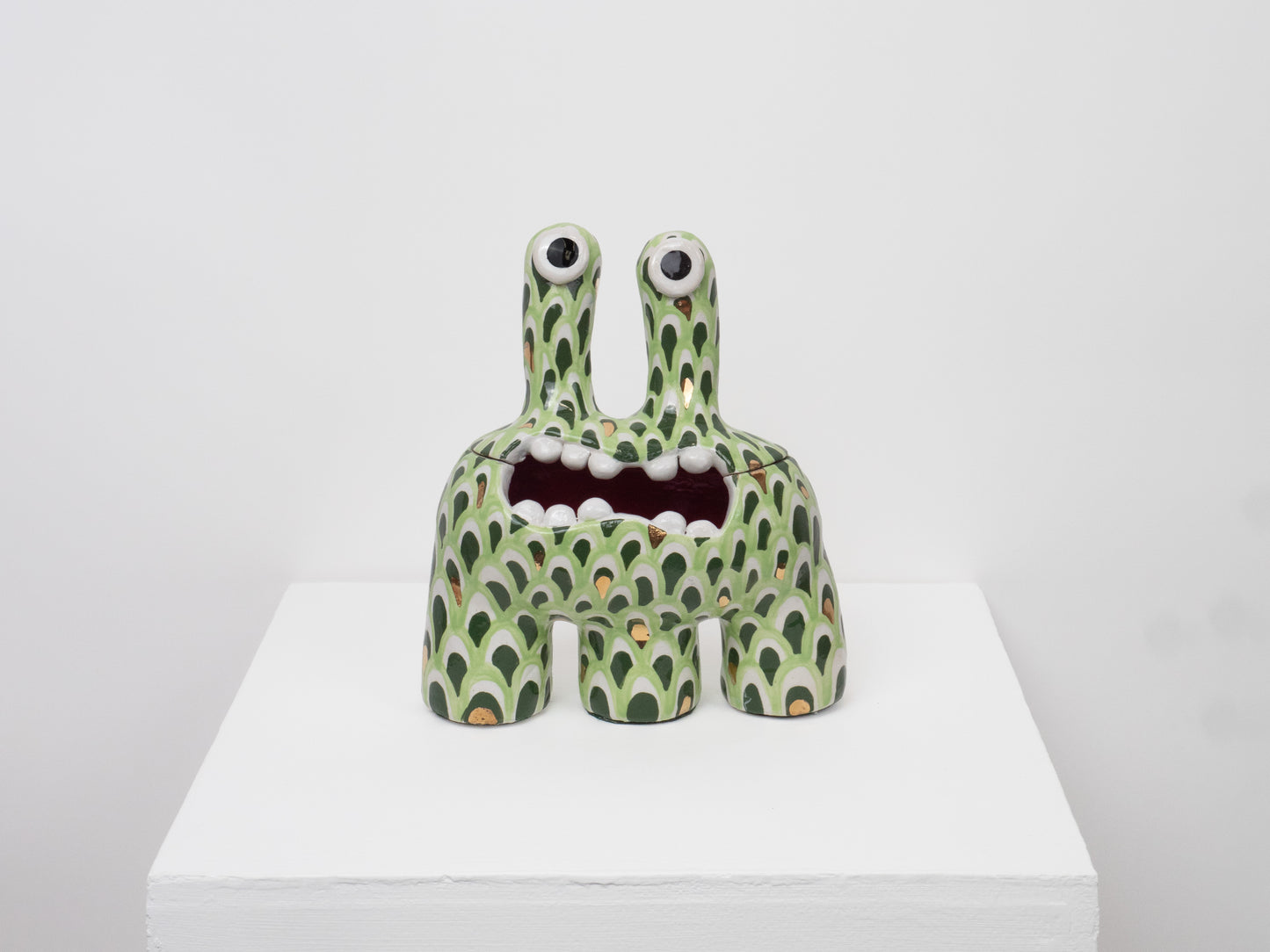 Acer - Green & Gold Petal Pattern