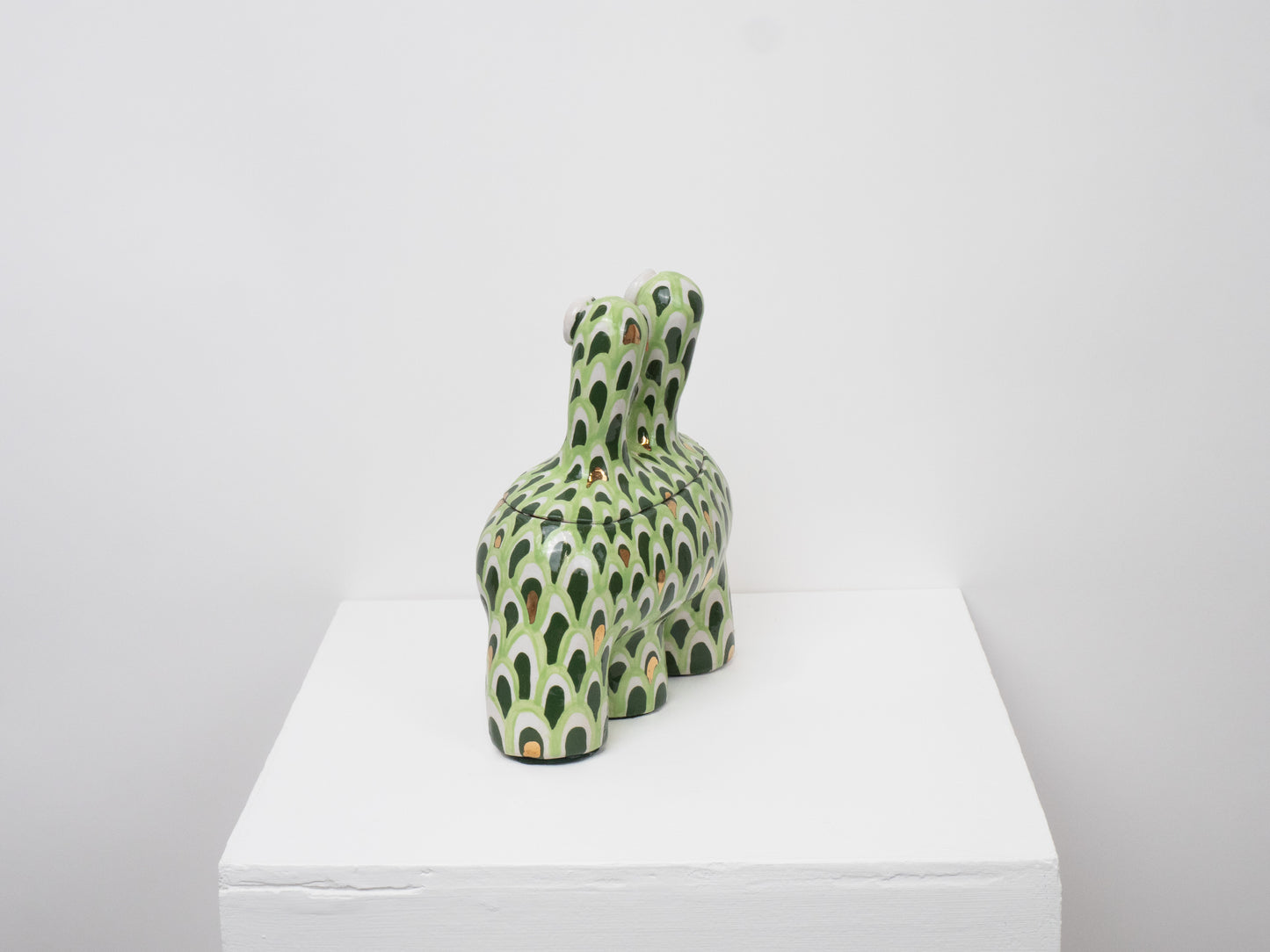 Acer - Green & Gold Petal Pattern