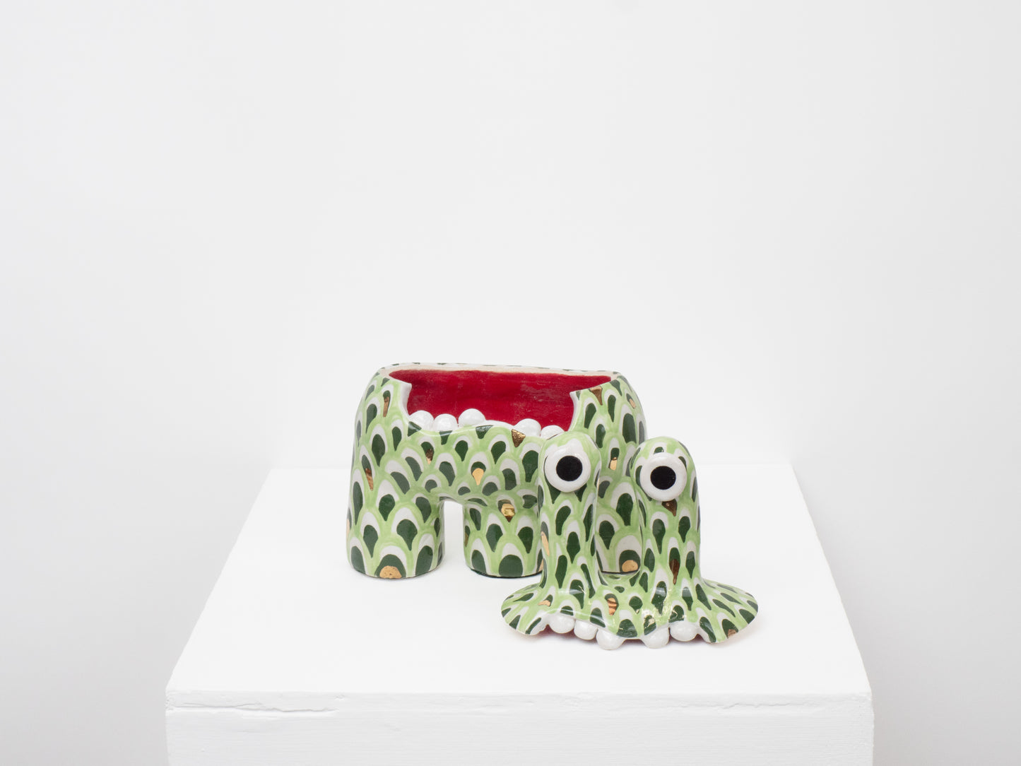 Acer - Green & Gold Petal Pattern