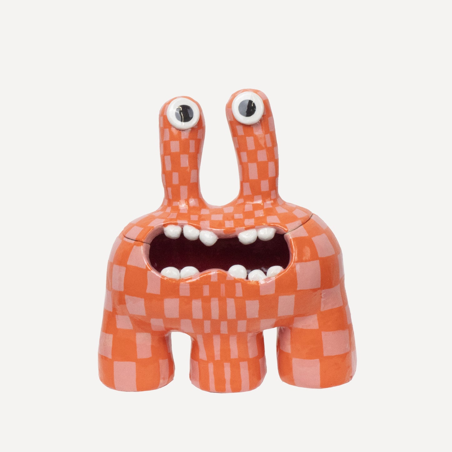 Acer - Orange & Pink Check Pattern