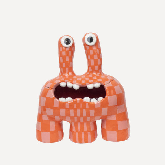 Acer - Orange & Pink Check Pattern