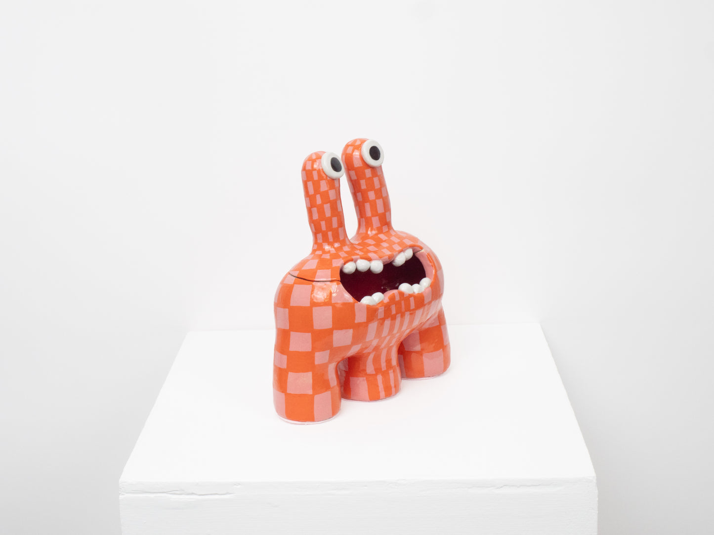 Acer - Orange & Pink Check Pattern