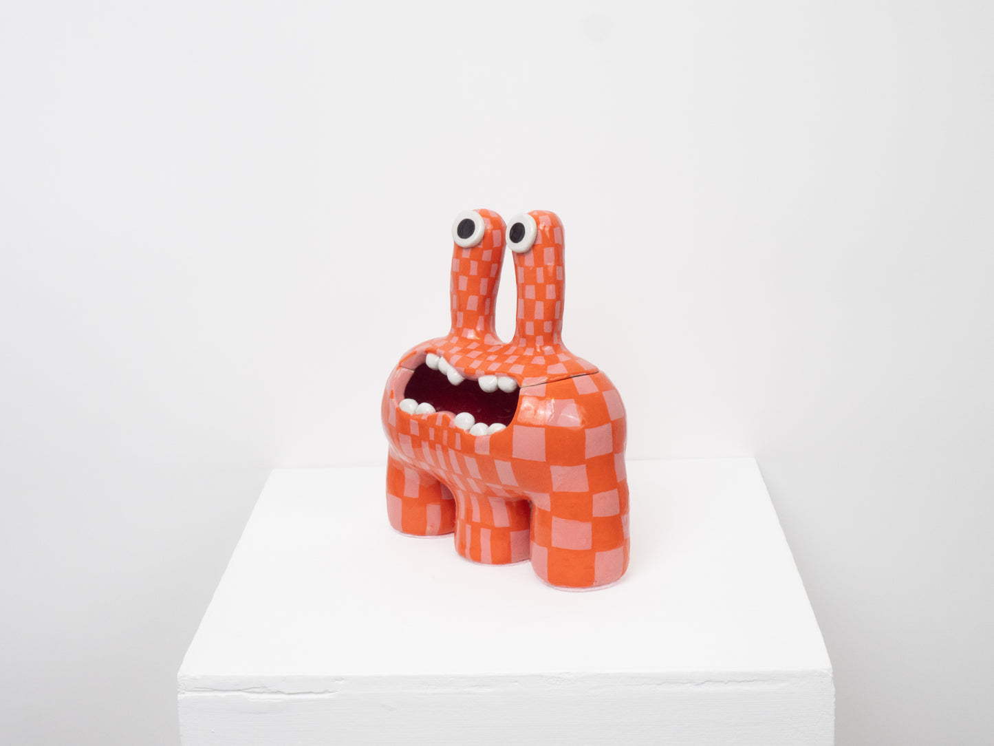 Acer - Orange & Pink Check Pattern