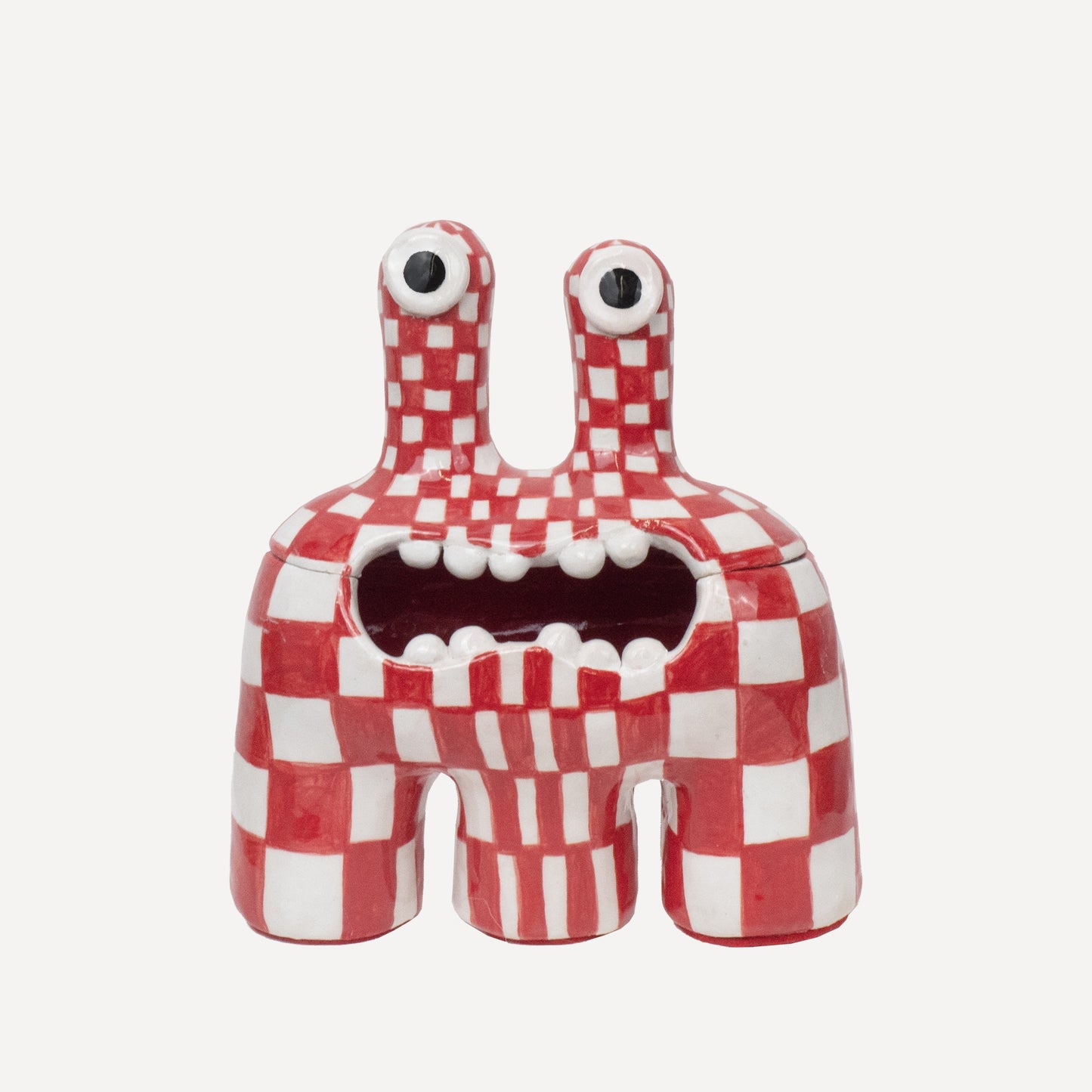 Acer - White & Red Check Pattern