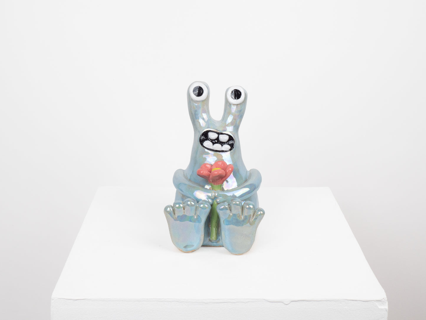 Buddy with a Flower- Blue Pearl