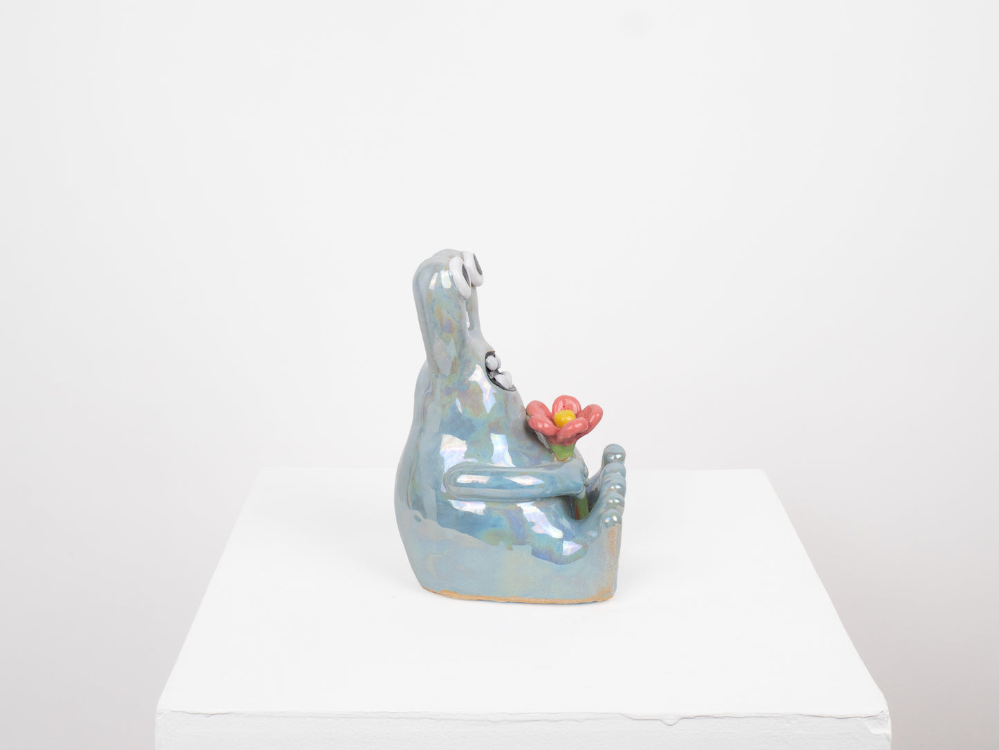 Buddy with a Flower- Blue Pearl