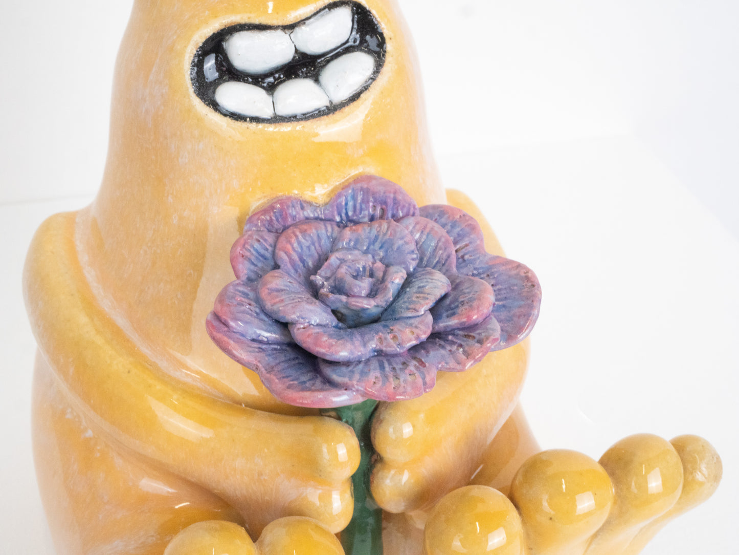 Buddy with Purple Flower
