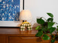 'Me' Table Lamp - Green Diamonds