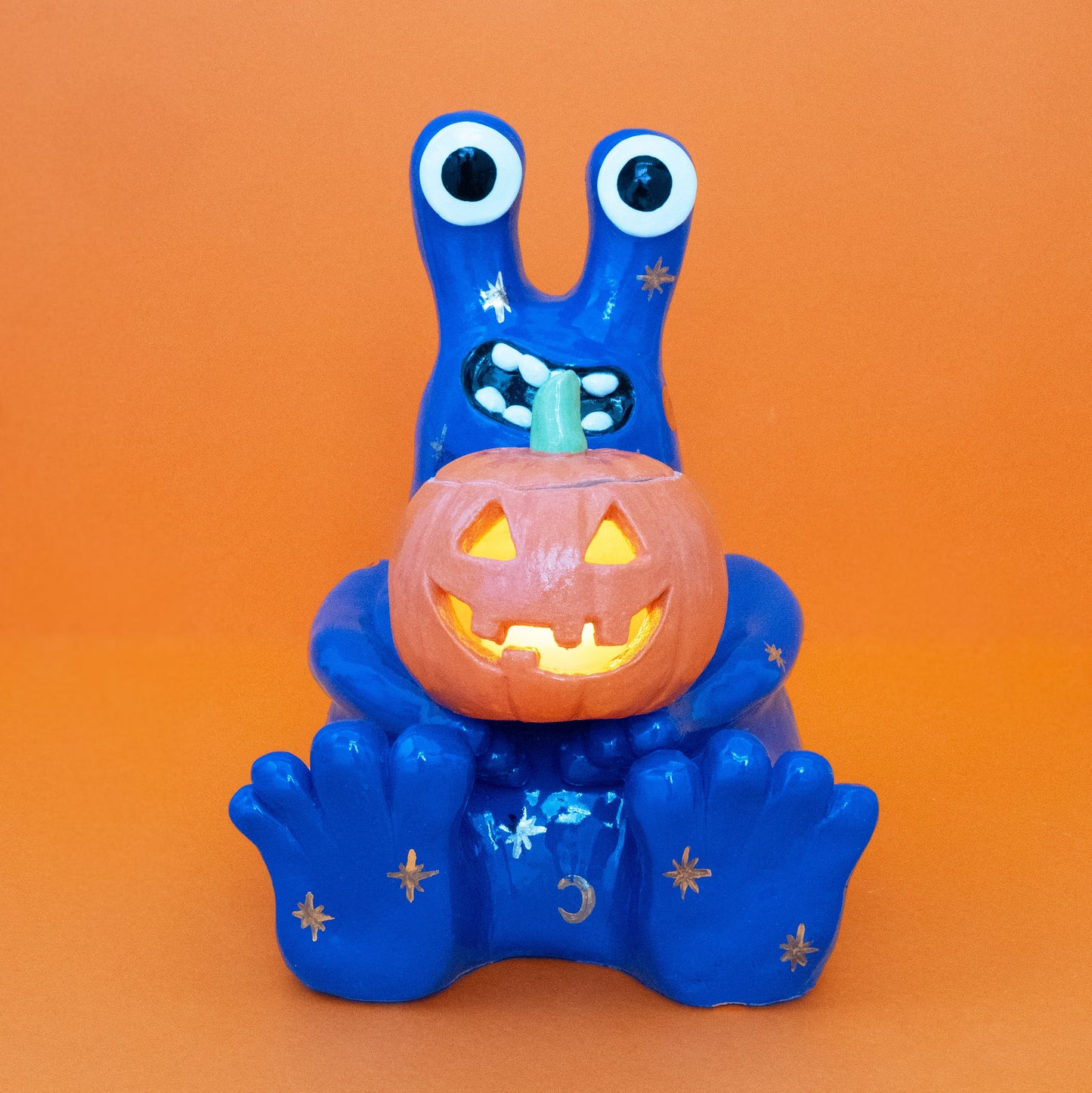 Buddy with a Pumpkin