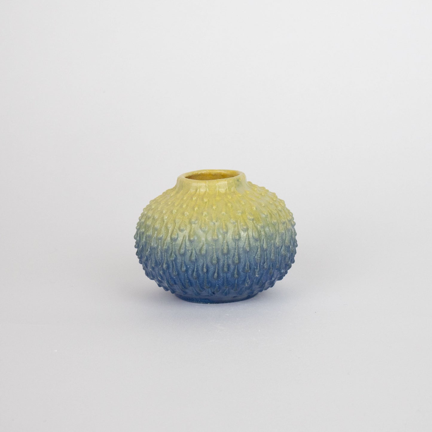 Drippy Bud Vase - Yellow and Blue