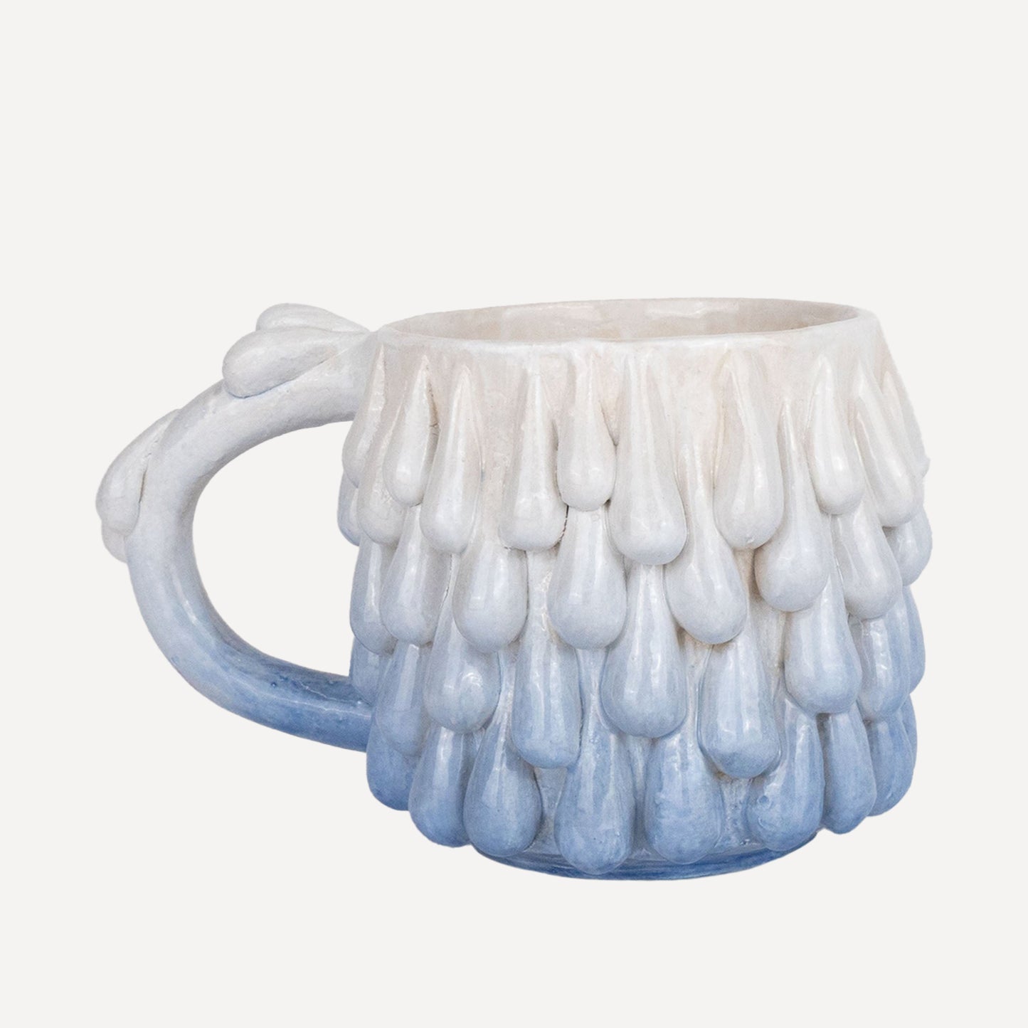 Drippy Mug - White & Blue