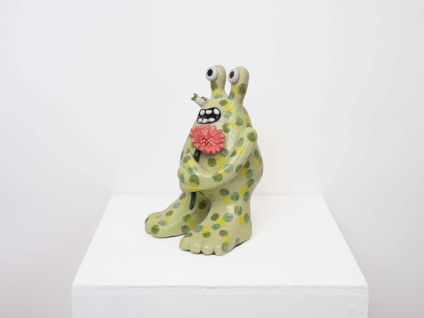 Fiona with a Caterpillar & Flower