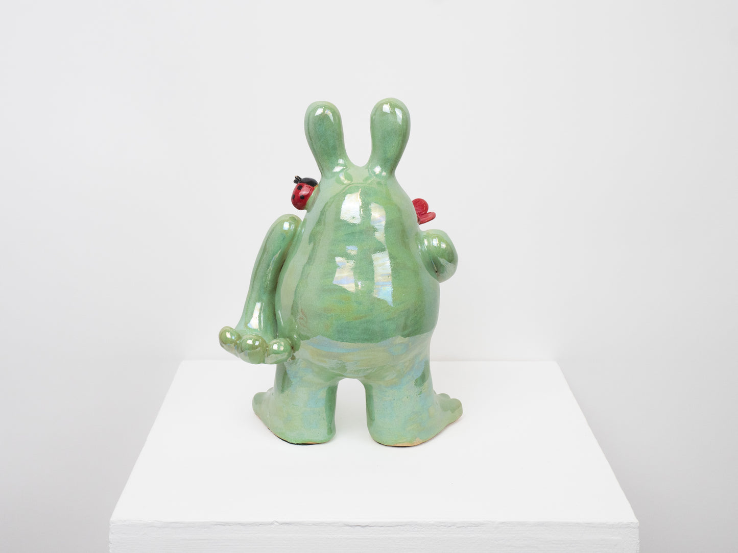 Fiona with a Flower and LadyBird