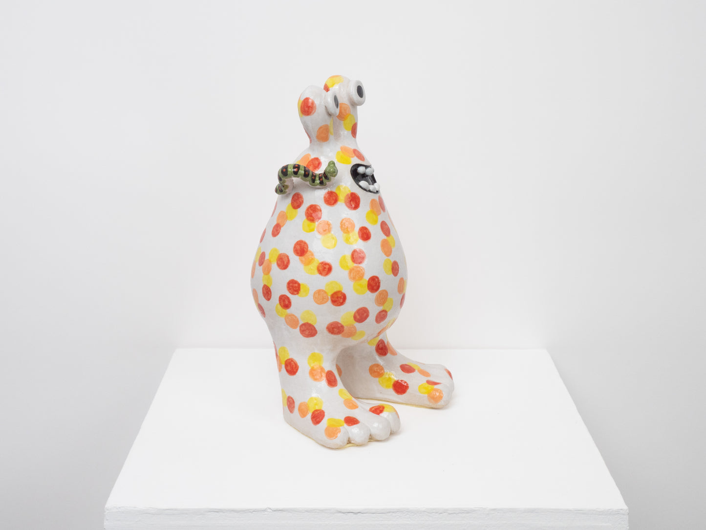 Fiona with a Caterpillar