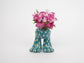 Tootsie Vase - Turquoise & Yellow Gloop