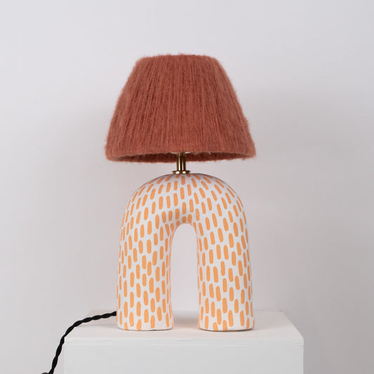 'You' Table Lamp - Tangerine Dash (Matte)